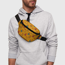 Поясная сумка Мишки в свитере, цвет: 3D-принт — фото 2