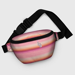 Поясная сумка Рука-Вещь: текстура свитера Энид из сериала Уэнсде, цвет: 3D-принт — фото 2