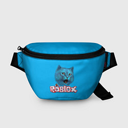 Поясная сумка Roblox синий кот