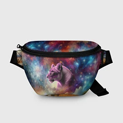Поясная сумка Небесный львица, цвет: 3D-принт
