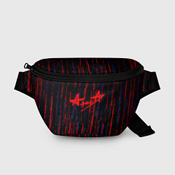 Поясная сумка Алиса краски рок текстура, цвет: 3D-принт