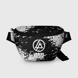 Поясная сумка Linkin park logo краски текстура, цвет: 3D-принт