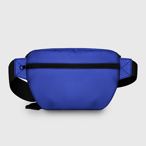 Поясная сумка Зигзаг синий и голубой / 3D-принт – фото 2