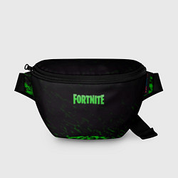 Поясная сумка Fortnite краски зелёные, цвет: 3D-принт