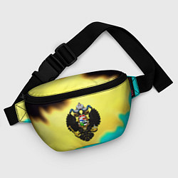 Поясная сумка Российская империя герб краски, цвет: 3D-принт — фото 2