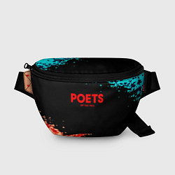 Поясная сумка Poets of the fall краски брызги, цвет: 3D-принт