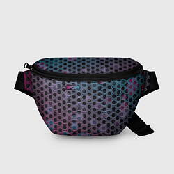 Поясная сумка Sport шестигранники, цвет: 3D-принт