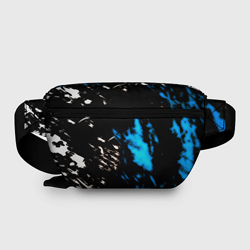 Поясная сумка Linkin park холодные краски / 3D-принт – фото 2