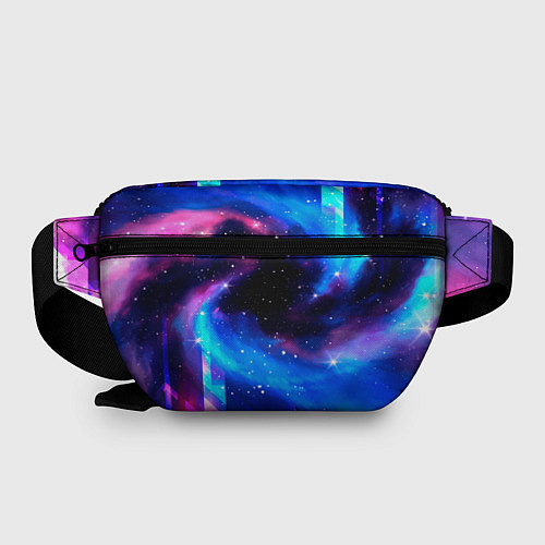Поясная сумка Inter неоновый космос / 3D-принт – фото 2