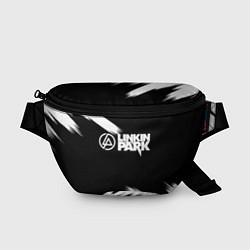 Поясная сумка Linkin park рок бенд краски, цвет: 3D-принт
