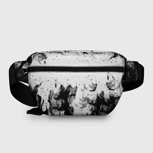 Поясная сумка Linkin park огненный дым рок / 3D-принт – фото 2