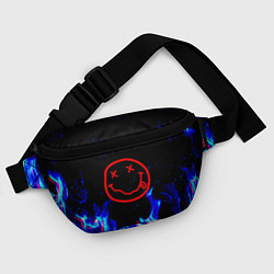 Поясная сумка Nirvana flame, цвет: 3D-принт — фото 2