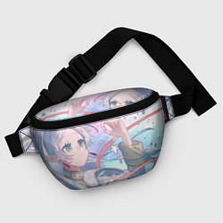 Поясная сумка Sousou no Frieren Фрирен smile, цвет: 3D-принт — фото 2