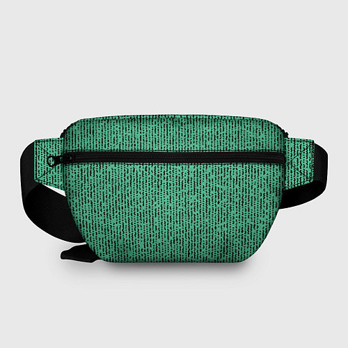 Поясная сумка Мозаика нефритовый зелёный / 3D-принт – фото 2