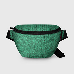 Поясная сумка Мозаика нефритовый зелёный, цвет: 3D-принт