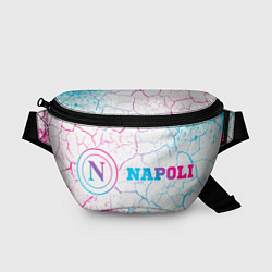 Поясная сумка Napoli neon gradient style по-горизонтали, цвет: 3D-принт