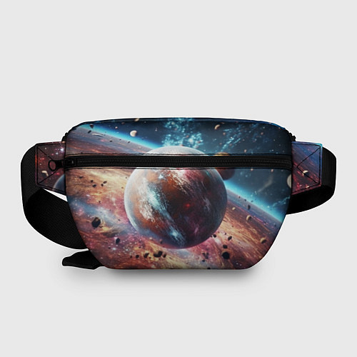Поясная сумка Яркая необычная планета / 3D-принт – фото 2