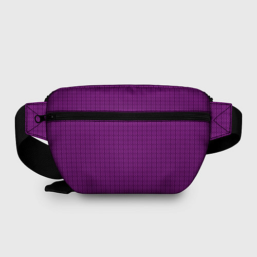 Поясная сумка Ярко-фиолетовый однотонный с рисуноком / 3D-принт – фото 2