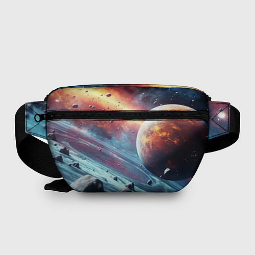 Поясная сумка Объемный космос и планеты / 3D-принт – фото 2