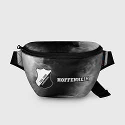Поясная сумка Hoffenheim sport на темном фоне по-горизонтали, цвет: 3D-принт