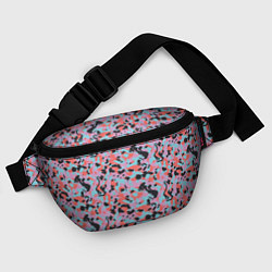 Поясная сумка Неоновый пиксельный камуфляжный паттерн, цвет: 3D-принт — фото 2