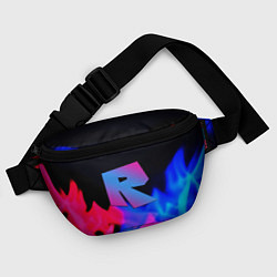 Поясная сумка Roblox neon flame, цвет: 3D-принт — фото 2
