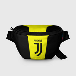 Поясная сумка Juventus sport geometry yellow, цвет: 3D-принт