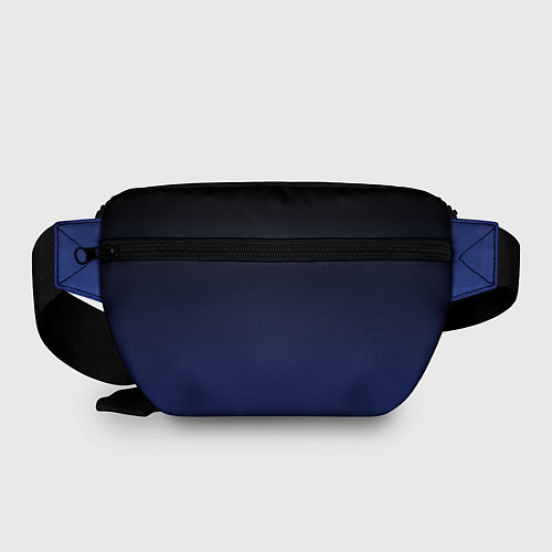 Поясная сумка Череп разъяренный кричащий - blue skull / 3D-принт – фото 2
