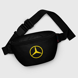 Поясная сумка Mercedes logo yello, цвет: 3D-принт — фото 2