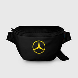 Поясная сумка Mercedes logo yello, цвет: 3D-принт