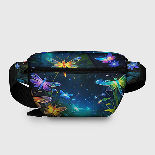 Поясная сумка Сказочный лес - бабочки / 3D-принт – фото 2