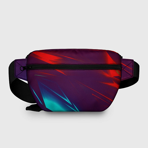 Поясная сумка Samurai geometry stripes neon / 3D-принт – фото 2