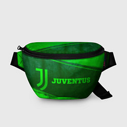 Поясная сумка Juventus - green gradient по-горизонтали, цвет: 3D-принт