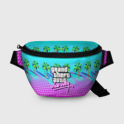 Поясная сумка Vice city tropic collection, цвет: 3D-принт