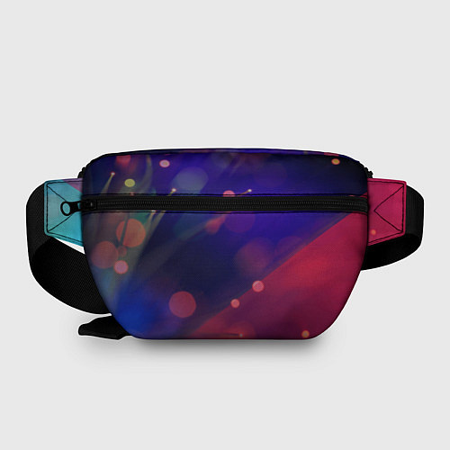 Поясная сумка Абстракция - брызги / 3D-принт – фото 2