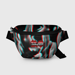 Поясная сумка Tekken fire glitch, цвет: 3D-принт
