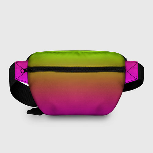Поясная сумка Неоновый градиент фон / 3D-принт – фото 2