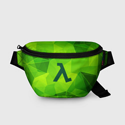 Поясная сумка Half-Life green poly, цвет: 3D-принт
