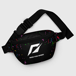 Поясная сумка Need for Speed конфети, цвет: 3D-принт — фото 2
