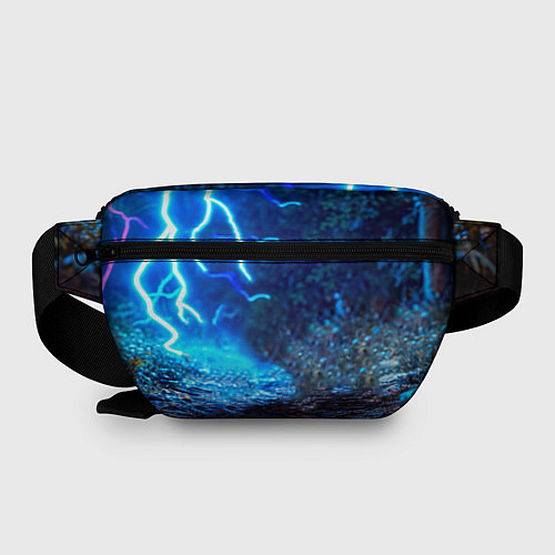 Поясная сумка Бегемот в разрядах молний / 3D-принт – фото 2