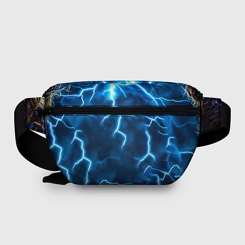 Поясная сумка Ленивец в разрядах молний / 3D-принт – фото 2