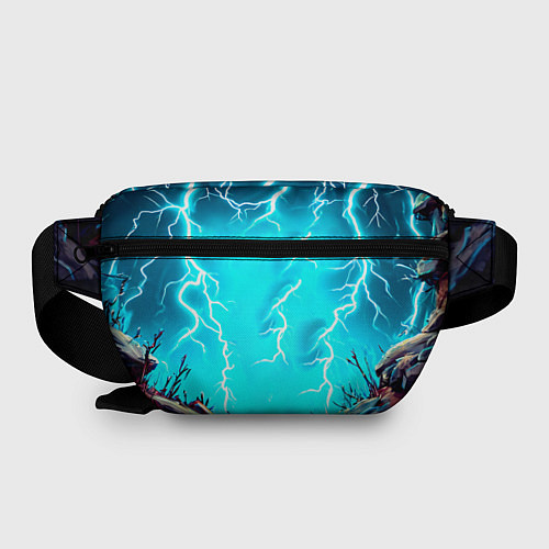 Поясная сумка Корова в разрядах молнии / 3D-принт – фото 2