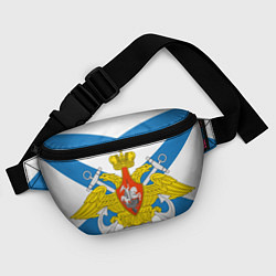 Поясная сумка Военно-морской флот: орёл, цвет: 3D-принт — фото 2
