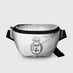 Поясная сумка Real Madrid - white gradient, цвет: 3D-принт