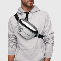 Поясная сумка Volkswagen - white gradient по-горизонтали, цвет: 3D-принт — фото 2