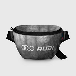 Поясная сумка Audi - grey gradient по-горизонтали, цвет: 3D-принт