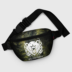 Поясная сумка Лес мой храм - дух леса медведь Велес, цвет: 3D-принт — фото 2