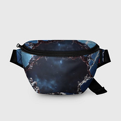 Поясная сумка Объемная дыра в стене текстура, цвет: 3D-принт