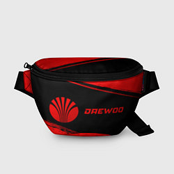 Поясная сумка Daewoo - red gradient по-горизонтали, цвет: 3D-принт