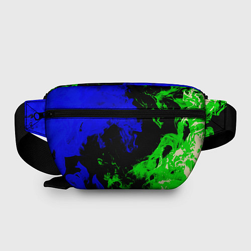 Поясная сумка Monster energy кислотный огонь / 3D-принт – фото 2